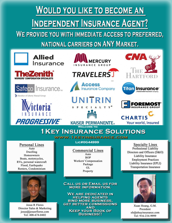 Would you like to become an Independent Insurance Agent?
